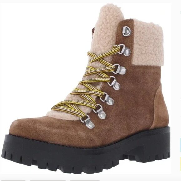 Steve Madden Aniko Boots Chstnut Sue NWOT 8 - Picture 1 of 9